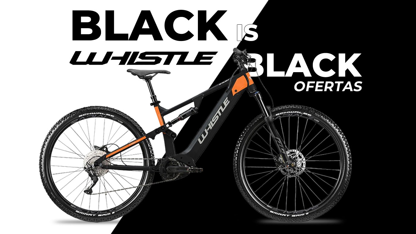 Ofertas E Bikes Whistle black is black Comercial Pous